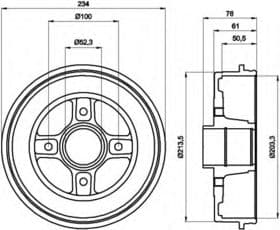 Гальмівний барабан Гальмівний барабан