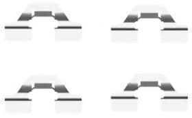 Комплектующие дисковых тормозных колодок Комплектующие дисковых тормозных колодок