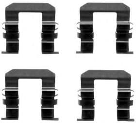 Компоненти дискових гальмівних колодок Компоненти дискових гальмівних колодок