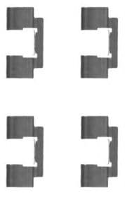 Комплектующие дисковых тормозных колодок