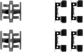 Комплектующие дисковых тормозных колодок