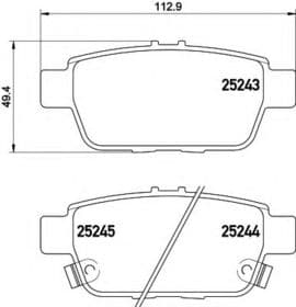 Тормозные колодки Тормозные колодки