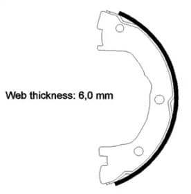 Колодки ручника