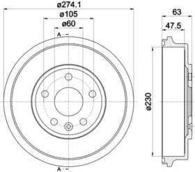 Тормозной барабан