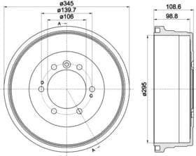 Тормозной барабан Тормозной барабан