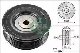 Обвідний ролик поліклинового ременя