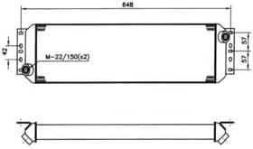 Оливний радіатор двигуна