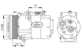 Компрессор кондиционера Компрессор кондиционера