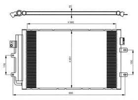 Радіатор кондиціонера Радіатор кондиціонера