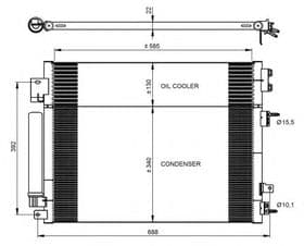 Радіатор кондиціонера Радіатор кондиціонера