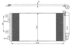 Радиатор кондиционера