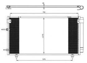 Радиатор кондиционера