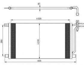 Радиатор кондиционера