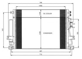 Радіатор кондиціонера Радіатор кондиціонера