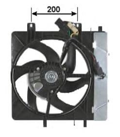 Вентилятор системы охлаждения двигателя Вентилятор системы охлаждения двигателя
