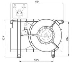 Вентилятор системы охлаждения двигателя Вентилятор системы охлаждения двигателя