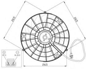 Вентилятор системи охолодження двигуна