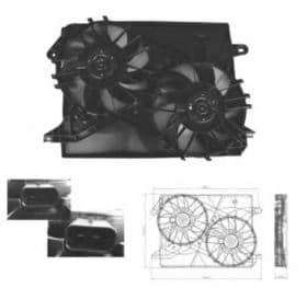 Вентилятор системы охлаждения двигателя