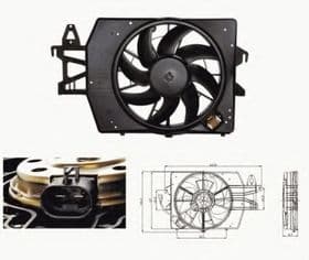 Вентилятор системы охлаждения двигателя