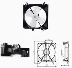 Вентилятор системы охлаждения двигателя
