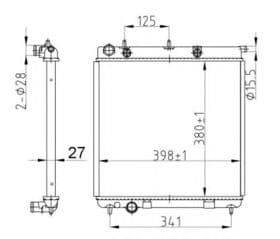Радиатор охлаждения двигателя Радиатор охлаждения двигателя