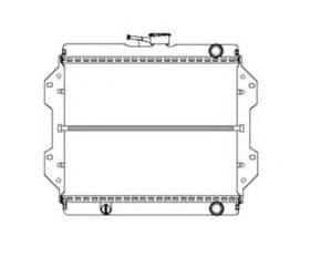 Радиатор охлаждения двигателя