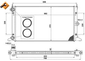 Радиатор охлаждения двигателя Радиатор охлаждения двигателя