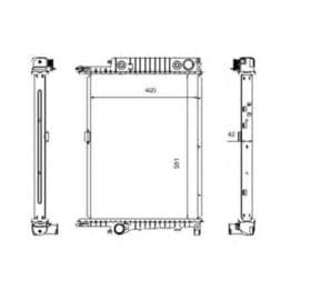 Радиатор охлаждения двигателя
