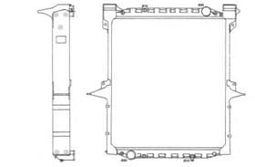 Радіатор охолодження двигуна