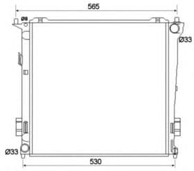 Радиатор охлаждения двигателя Радиатор охлаждения двигателя