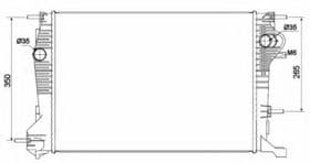 Радіатор охолодження двигуна Радіатор охолодження двигуна