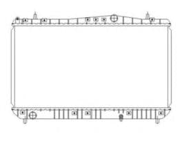 Радиатор охлаждения двигателя
