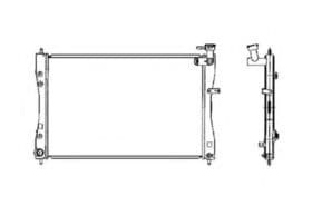 Радіатор охолодження двигуна