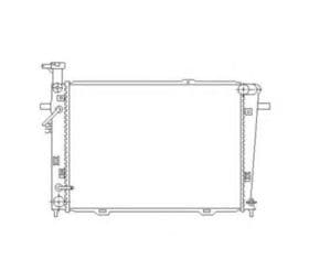 Радіатор охолодження двигуна Радіатор охолодження двигуна