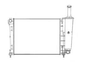 Радиатор охлаждения двигателя