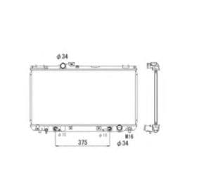 Радіатор охолодження двигуна