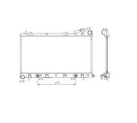 Радіатор охолодження двигуна