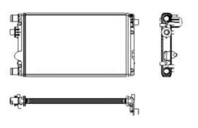 Радиатор охлаждения двигателя