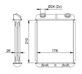 Радиатор печки