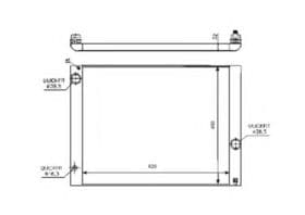 Радиатор охлаждения двигателя
