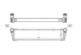 Радиатор охлаждения двигателя