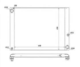 Радиатор охлаждения двигателя