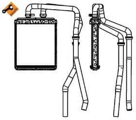 Радіатор пічки Радіатор пічки
