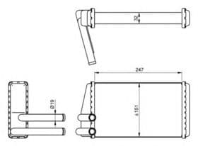 Радиатор печки