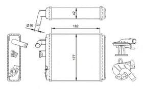 Радиатор печки