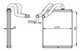 Радиатор печки Радиатор печки