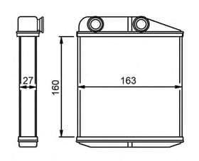 Радиатор печки