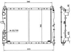 Радиатор охлаждения двигателя Радиатор охлаждения двигателя