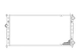 Радіатор охолодження двигуна Радіатор охолодження двигуна