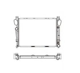 Радиатор охлаждения двигателя